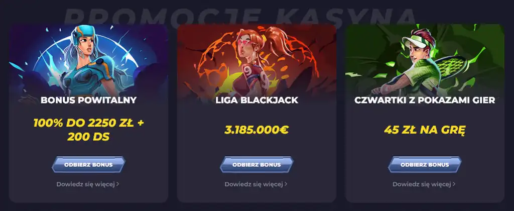 Oferta promocji PowBet, online kasyno