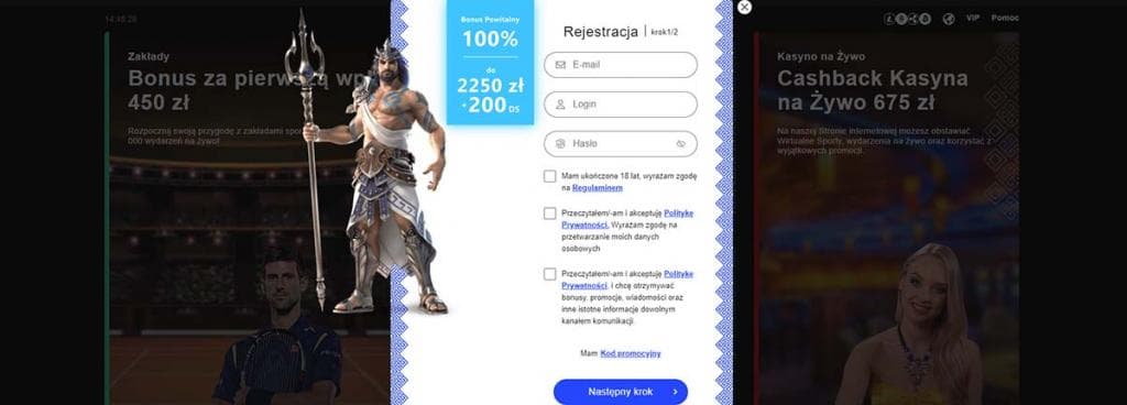 Rejestracja w LibraBet
