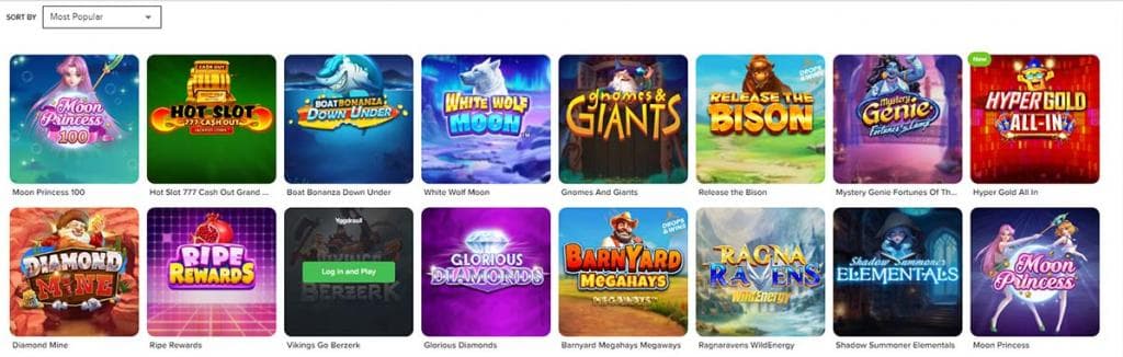 Sloty online w Casino Euro, dostawców