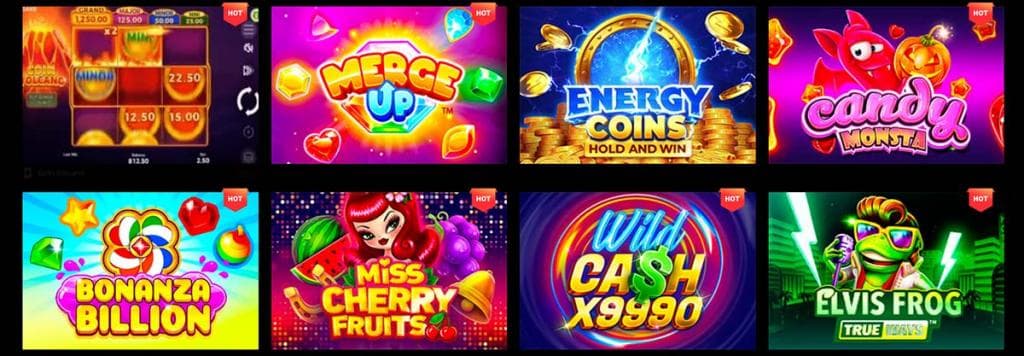 gry kasynowe online, kolorowe sloty, Energy Coins, Candy Monstra, Bonanza Billion, Miss Cherry Fruits, Wild Cash, Elvis Frog