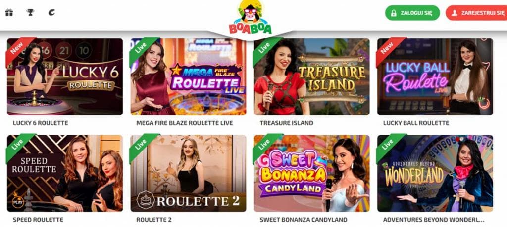 gry kasynowe na żywo, kasyno online, kasyno boa boa