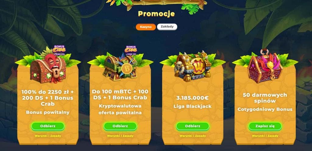 kasyno wazamba, promocje, bonusy