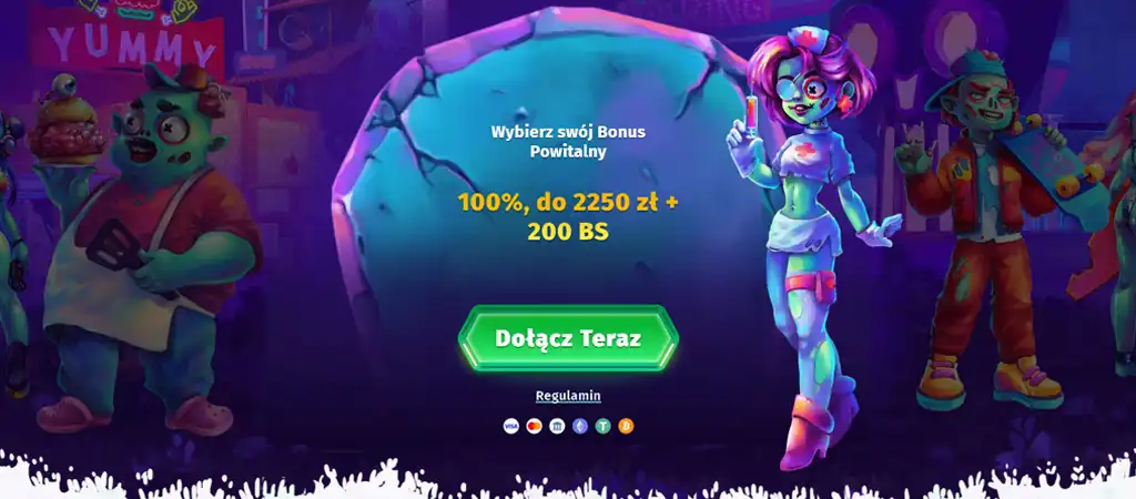 Casombie, wybierz swój bonus powitalny, kasyno online