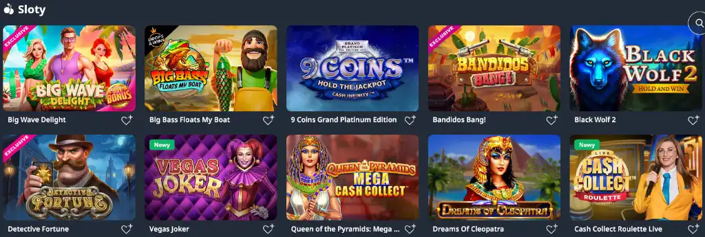 Najlepsze gry kasynowe, sloty online, Big Wave Delight, Vegas Joker, Black Wolf 2, Cleopatra, Buran Casino