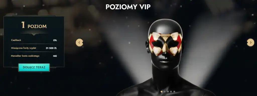 Program VIP, Dolly Casino, Kasyno online