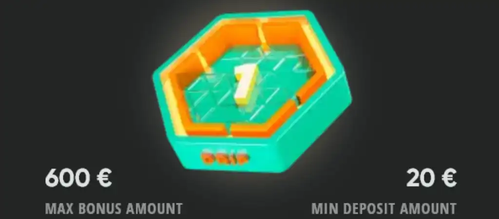 Drip Casino, Bonus powitalny, kasyna online