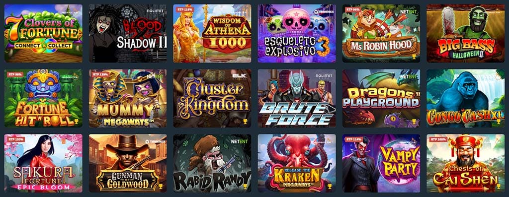 gry kasynowe online, automaty do gry, Clovers of Fortune, Blood of Shadow II, Mummy Megaways, Vampy Party, Release the Kraken