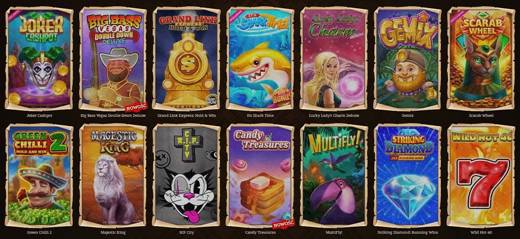 Gry slotowe Dazardbet, kasyno online, automaty, Joker, Big Bass, Gemix, Candy Treasures, Scrab Wheel, Wild Hot, gry hazardowe