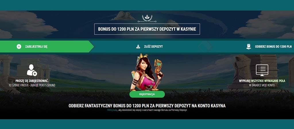 22BET, bonus, 1200 PLN, pierwszy depozyt, kasyno, rejestracja, kroki, odbiór bonusu, ekran powitalny