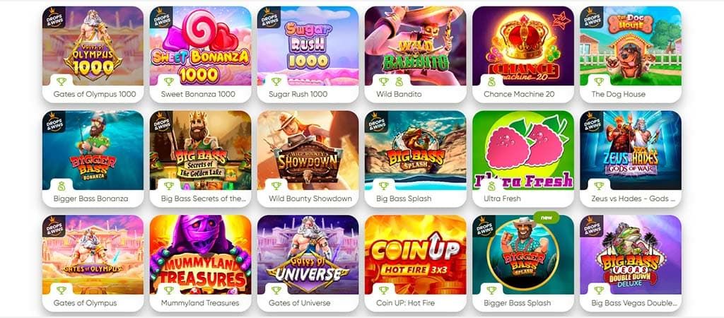 gry kasynowe, automaty, Gates of Olympus, Sweet Bonanza, Big Bass Bonanza, Wild Bandito, Zeus vs Hades, Coin UP, sloty online
