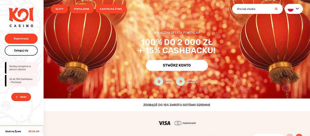 koi kasyno, kasyno online, strona internetowa