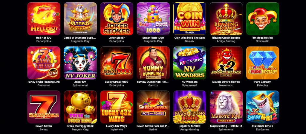 gry slotowe, automaty online, Hell Hot, Joker Stoker, NV Wonders, owoce, diamenty, jackpot, symbole, kasyno, darmowe spiny
