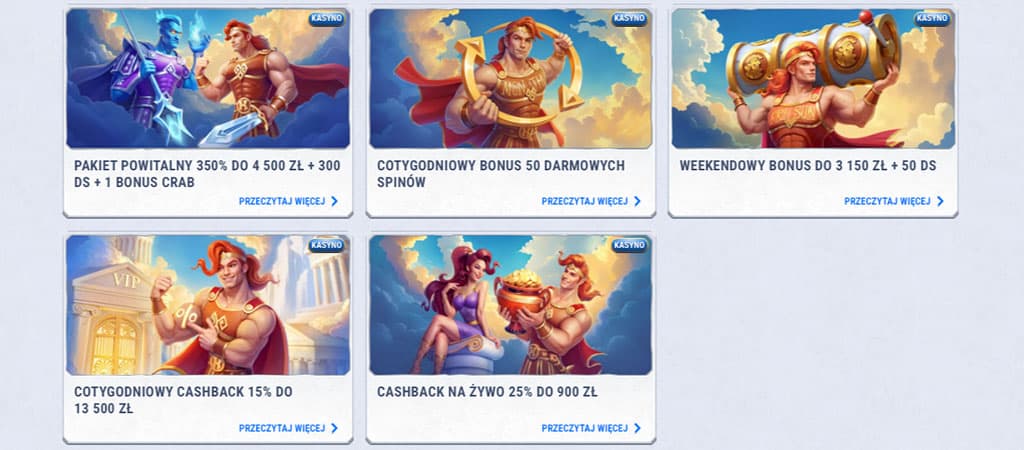 Różne promocje, kasyno, grafiki, bonusy, darmowe, spiny, cashback, bonus, weekendowy, cotygodniowy, pakiet, powitalny