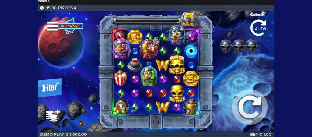 Pirots 4 от ELK Studios – игровой автомат New Times
