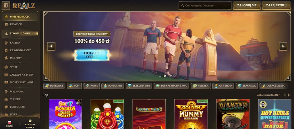 Realz Casino, Kusi Bonusami, online casino