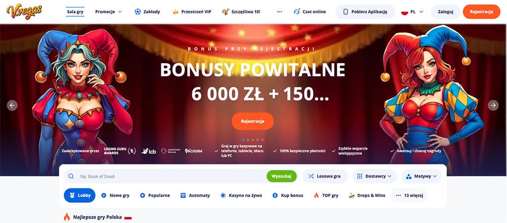 V.Vegas Casino Online, tomaszowicezajazd.pl kasyno