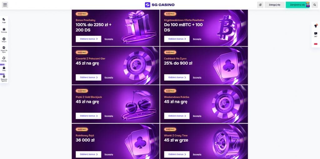 promocje kasynowe, bonus powitalny, kryptobonus, czwartek gry, blackjack, weekend ruletka, cashback na żywo, ruletkowy rajd
