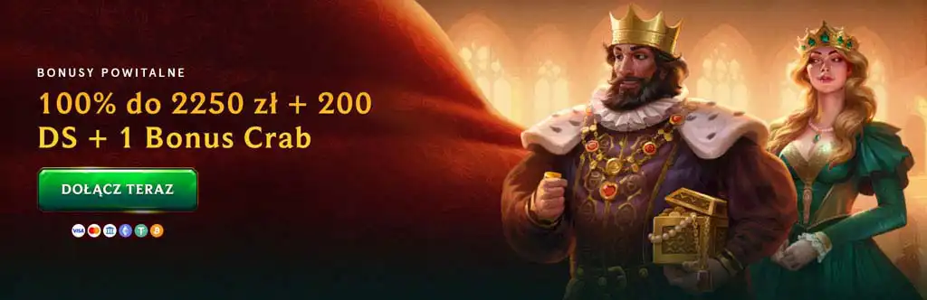 Casinia casino bonus, darmowe obroty, król